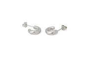 Mini Roll Up Hoops - Silver - Caughley