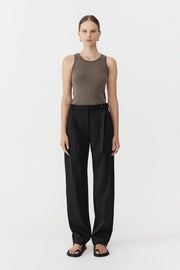 Belted Pants - Black - Caughley