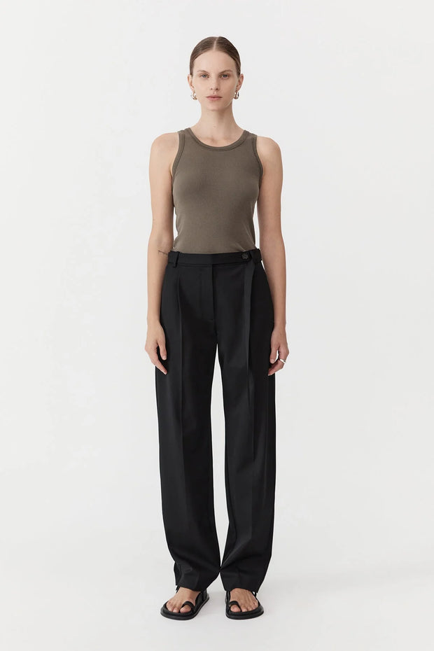 Belted Pants - Black - Caughley