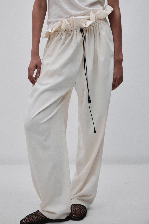 Sherman Trouser - Ivory Suiting
