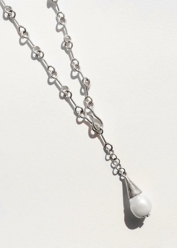 Wave Necklace - Silver