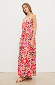 Printed Silk Cotton Voile Kate - Cameo - Caughley