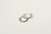 Daisy chain Hoops in Silver by Charlotte Penman - Caughley