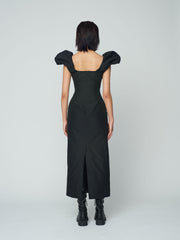 Victoria Maxi Dress - Black - Caughley